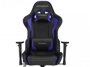 dxracer gaming chair blue - element 3d and v-ray 3D Model