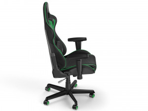 dxracer gaming chair green - element 3d and v-ray Model 3D