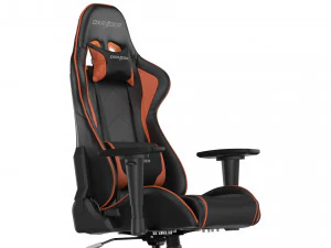 Cadeira de jogos dxracer laranja - elemento 3d e v-ray Modelo 3D