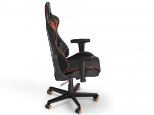 dxracer gaming chair orange - element 3d and v-ray 3D 模型