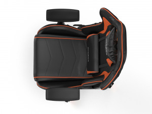 dxracer gaming chair orange - element 3d and v-ray 3D 模型