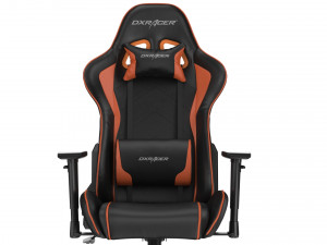 dxracer gaming chair orange - element 3d and v-ray 3D 模型