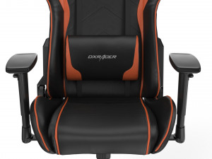dxracer gaming chair orange - element 3d and v-ray 3D 模型