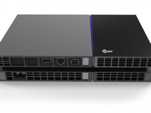 sony playstation 4 - element 3d Modelo 3D