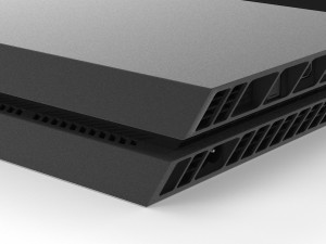 sony playstation 4 - element 3d Modelo 3D