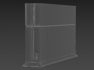 sony playstation 4 - element 3d Modelo 3D