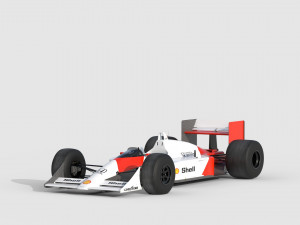 F1 mclaren mp4-4 - 1988 3D-Modell