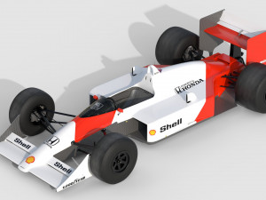 F1 mclaren mp4-4 - 1988 3D-Modell
