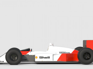 F1 mclaren mp4-4 - 1988 3D-Modell