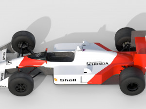 F1 mclaren mp4-4 - 1988 3D-Modell