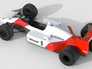 F1 mclaren mp4-4 - 1988 3D-Modell