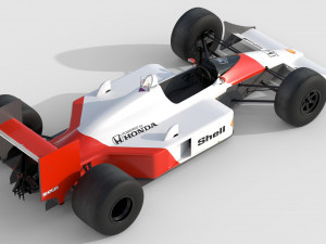F1 mclaren mp4-4 - 1988 3D-Modell