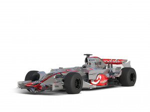 F1 mclaren mp4-23 - 2008 3D Model