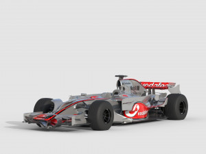 F1 mclaren mp4-23 - 2008 Model 3D