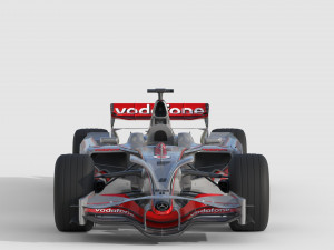 F1 mclaren mp4-23 - 2008 Model 3D