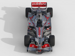 F1 mclaren mp4-23 - 2008 Model 3D