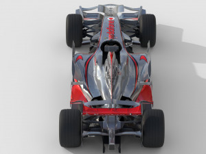 F1 mclaren mp4-23 - 2008 Model 3D