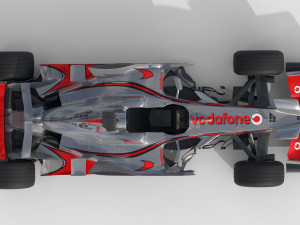 F1 mclaren mp4-23 - 2008 Model 3D