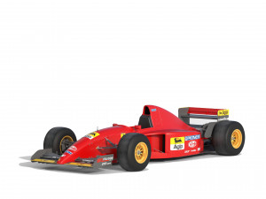 F1 ferrari t412 1995 3D Model