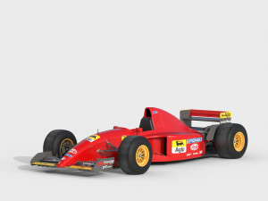F1 ferrari t412 1995 Modelo 3D