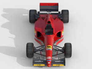 F1 ferrari t412 1995 Modelo 3D