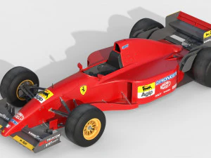 F1 ferrari t412 1995 Modelo 3D