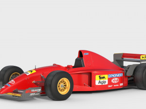 F1 ferrari t412 1995 Modelo 3D