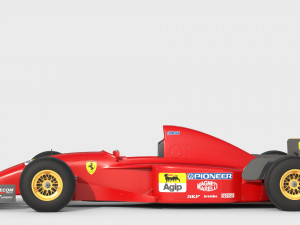 F1 ferrari t412 1995 Modelo 3D