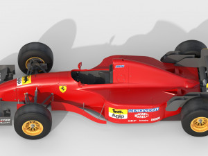 F1 ferrari t412 1995 Modelo 3D