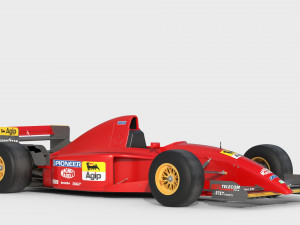 F1 ferrari t412 1995 Modelo 3D