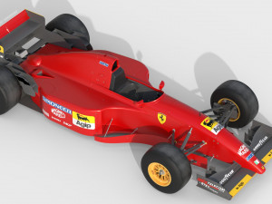 F1 ferrari t412 1995 Modelo 3D