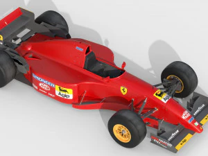 F1 ferrari t412 1995 Modelo 3D