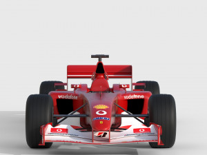 F1 ferrari f2 2002 3D मॉडल