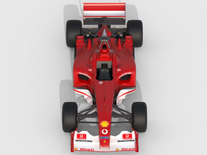 F1 ferrari f2 2002 3D मॉडल