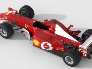 F1 ferrari f2 2002 3D मॉडल