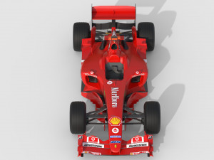 F1 ferrari f2 2002 3D Model
