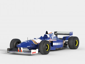 F1 williams fw18 1996 3Dモデル