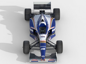 F1 williams fw18 1996 3Dモデル