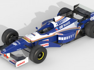 F1 williams fw18 1996 3Dモデル
