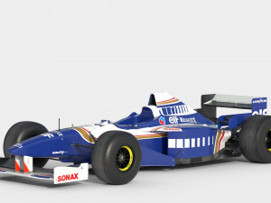 F1 williams fw18 1996 3Dモデル