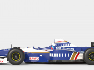 F1 williams fw18 1996 3Dモデル