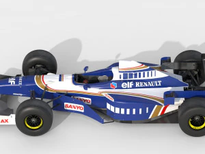 F1 williams fw18 1996 3D Model