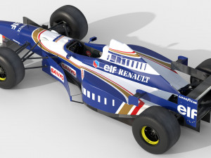 F1 williams fw18 1996 3Dモデル
