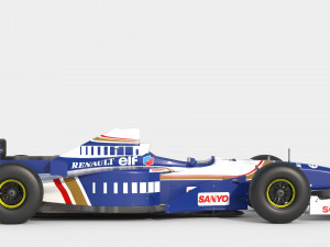 F1 williams fw18 1996 3Dモデル
