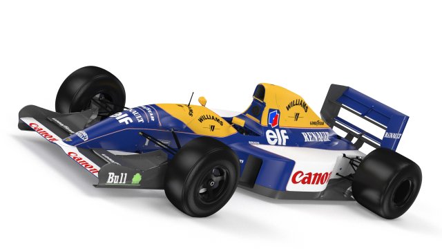 f1 williams fw14 1992 3D Model .c4d .max .obj .3ds .fbx .stl .blend 