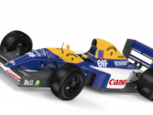 f1 williams fw14 1992 3D Модель