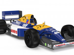 f1 williams fw14 1992 3D Model