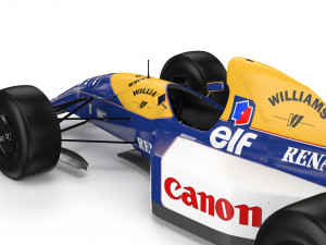 f1 williams fw14 1992 3D Model
