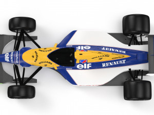 f1 williams fw14 1992 3D Model
