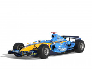 F1 renault r26 2006 3D Модель